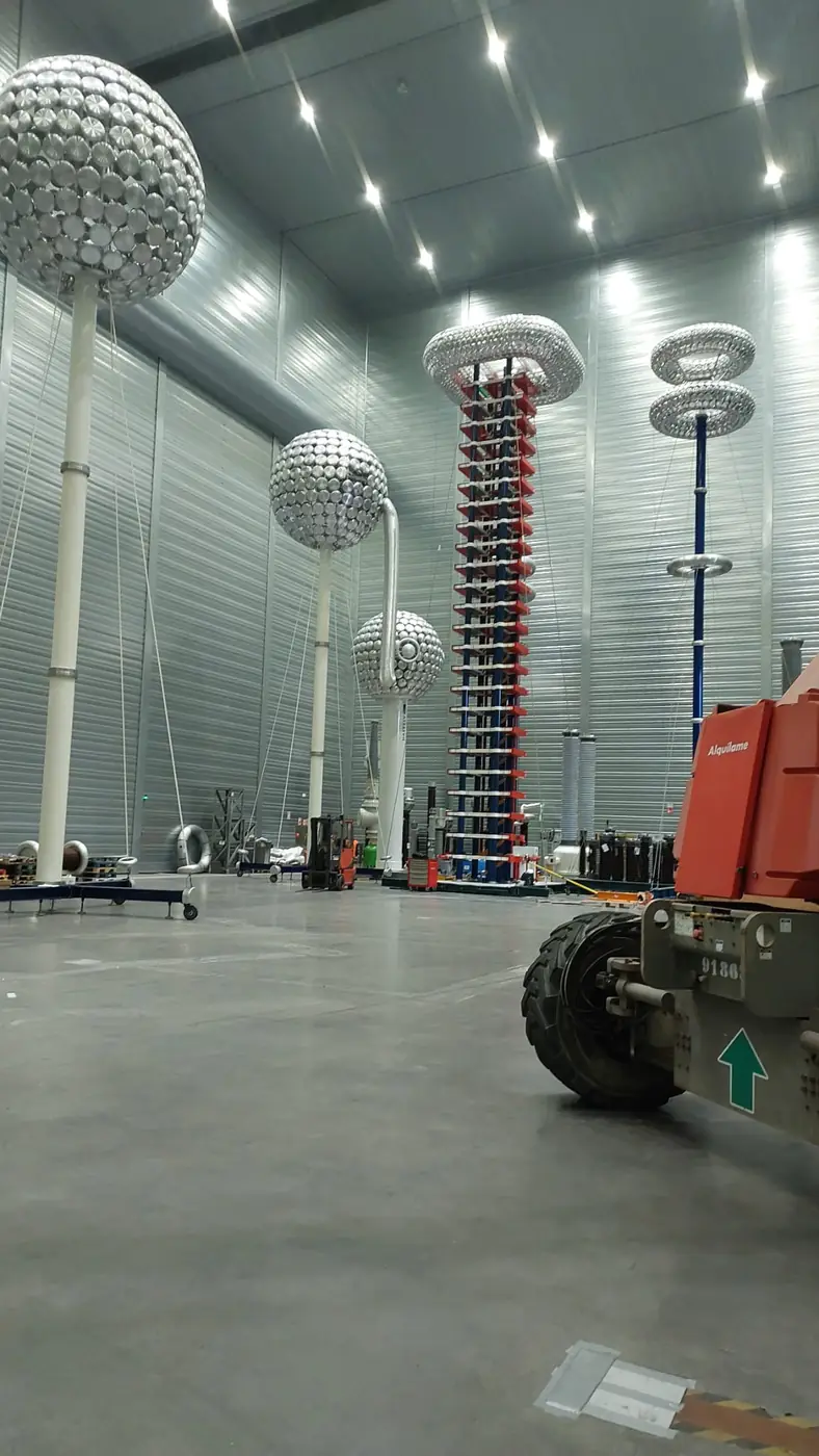 Montagem industrial em fábrica